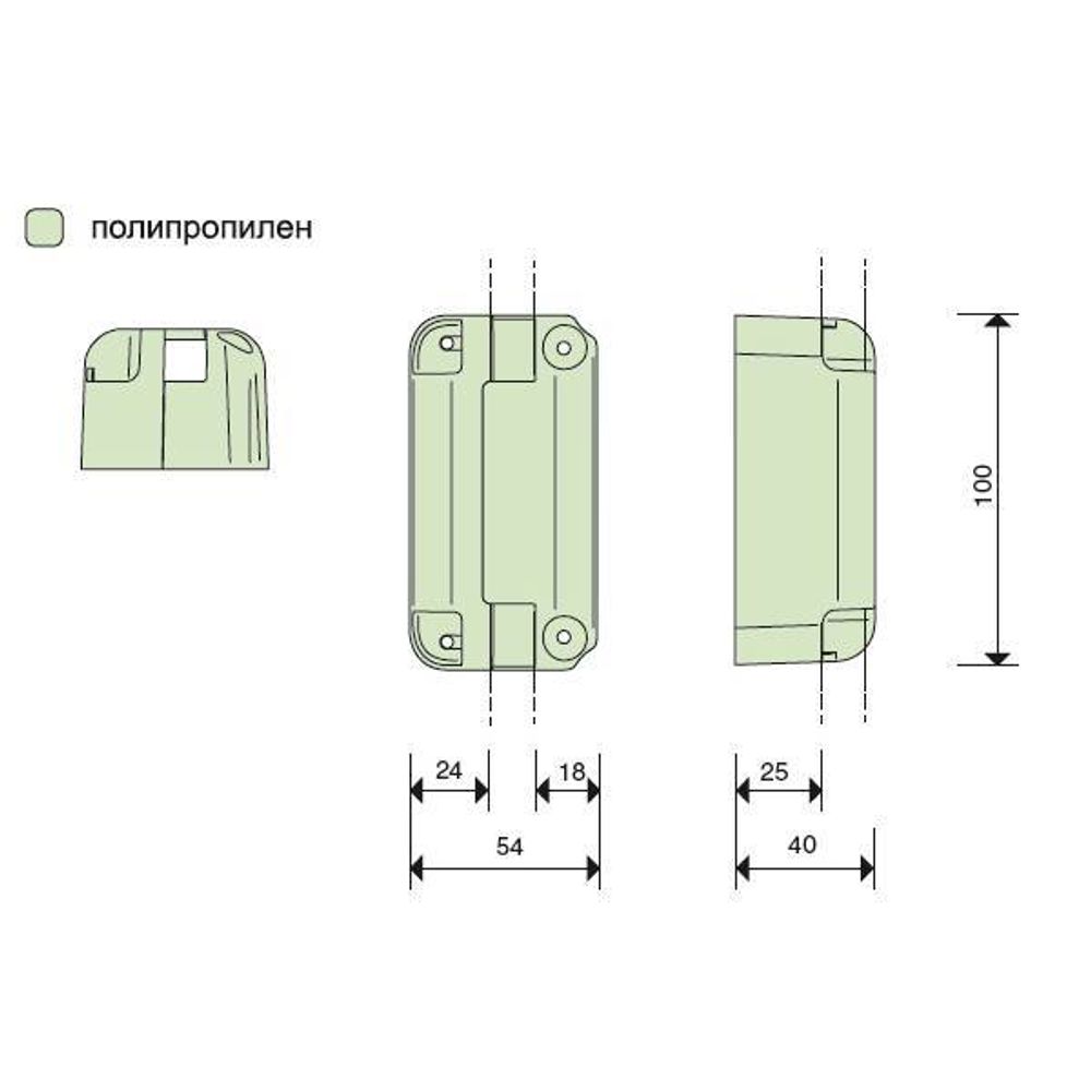 Держатели для бокового крепления ведра арт.226, пластик серый кварц, комплект 2 штуки