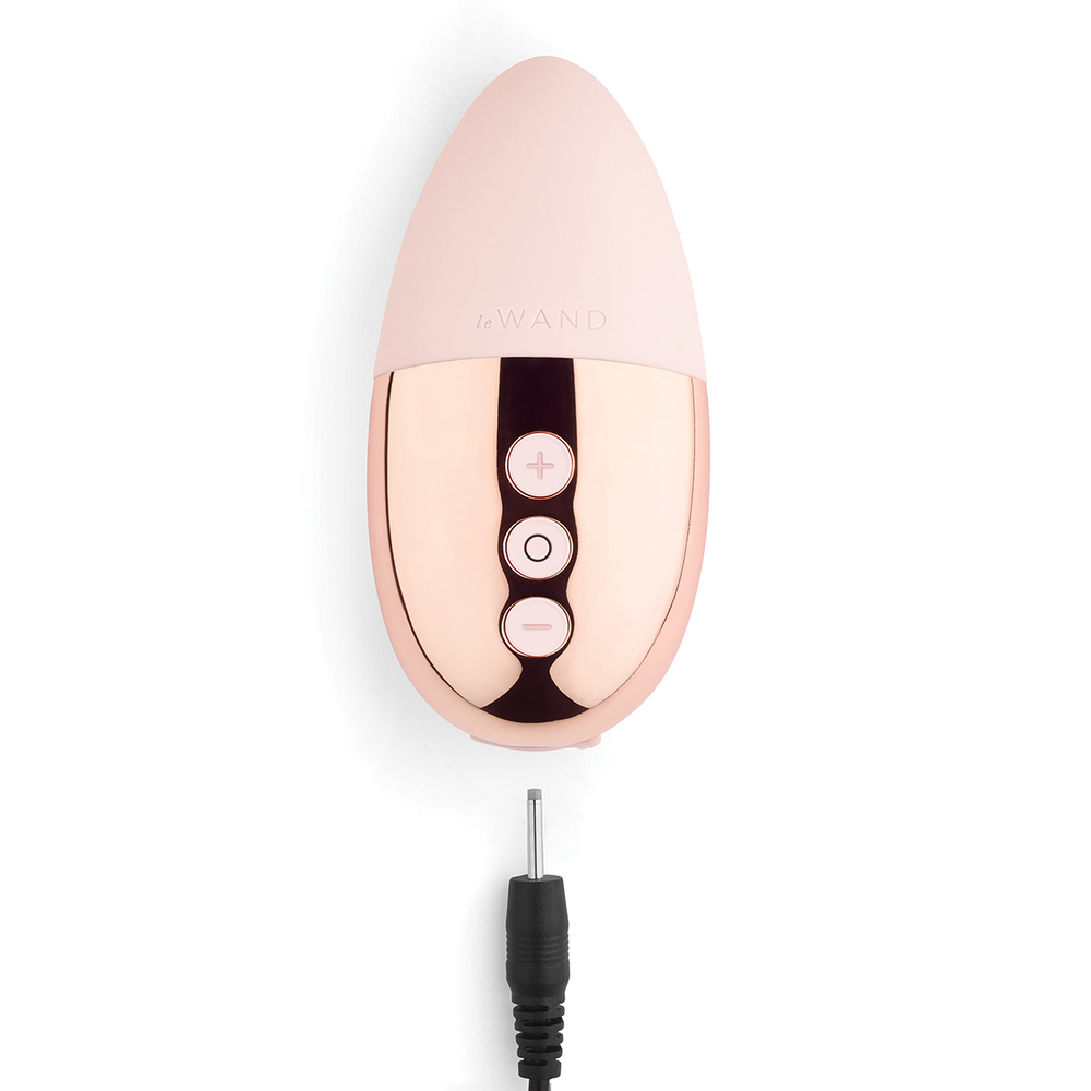 Утяжеленный премиум-вибратор Le Wand Point розовое золото