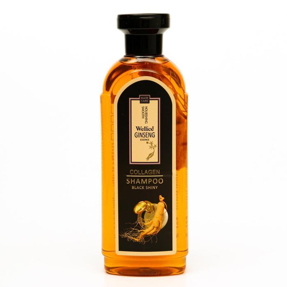 Шампунь Wellice Женьшень + Коллаген Ginseng Collagen Shampoo 420 г