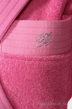 Элитный халат махровый Crociera малиновый от Blumarine