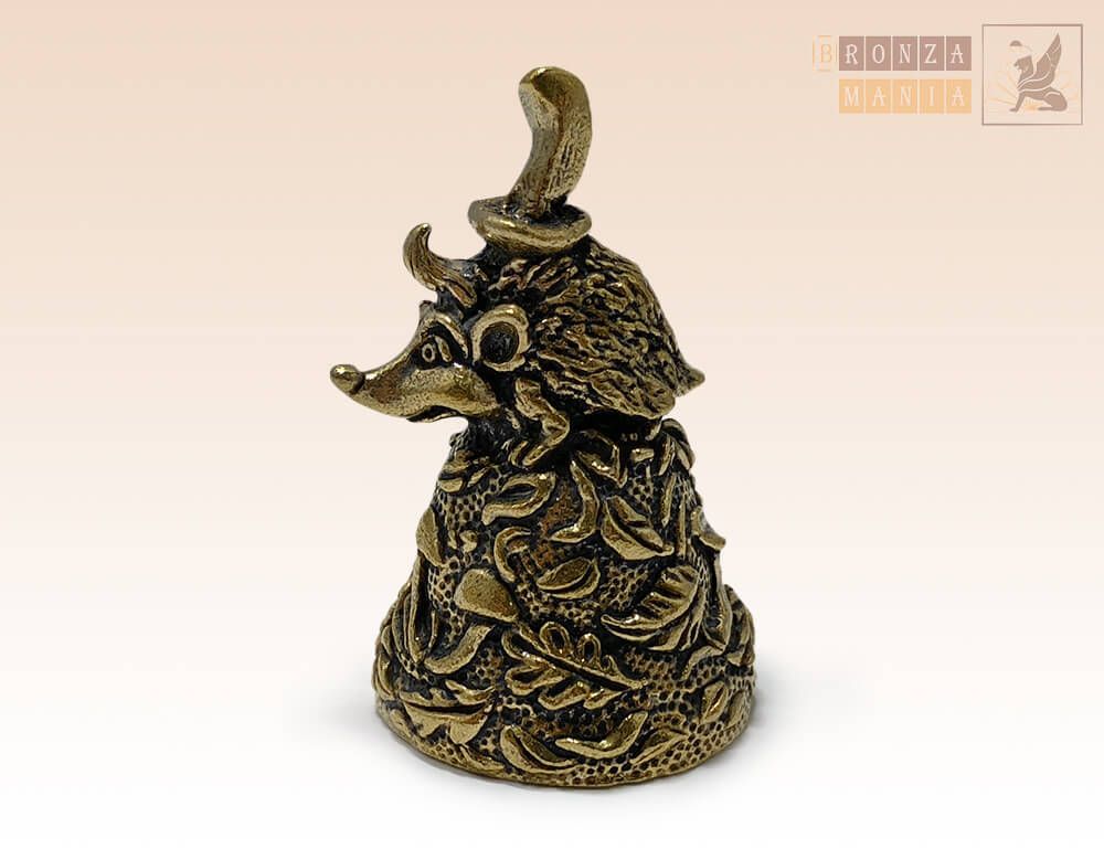 колокольчик Ежик с грибом