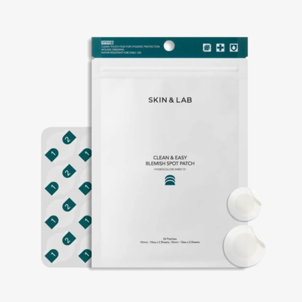 SKIN&LAB Лечебные противовоспалительные патчи Clean&Easy Blemish Spot Patch 54шт