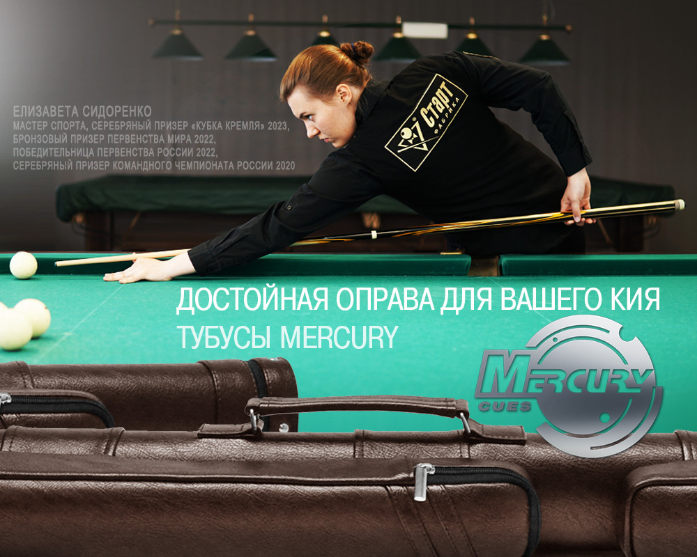 Тубус на 2 кия Меркури-PRO (серый)