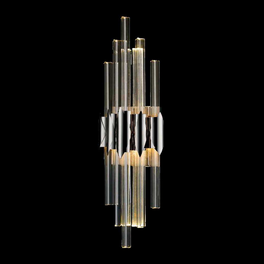 Настенный светильник Glacier 1 nickel