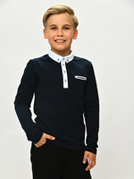 Поло c длинным рукавом