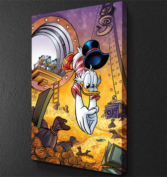 Постер "Прыжок в золото Скруджа Макдака"