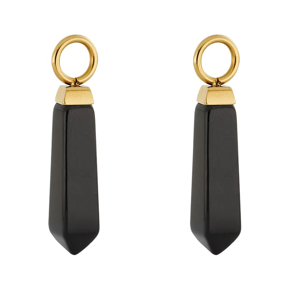 Подвеска на серьгу Coeur de Lion Gold-Black 0051/44-1316