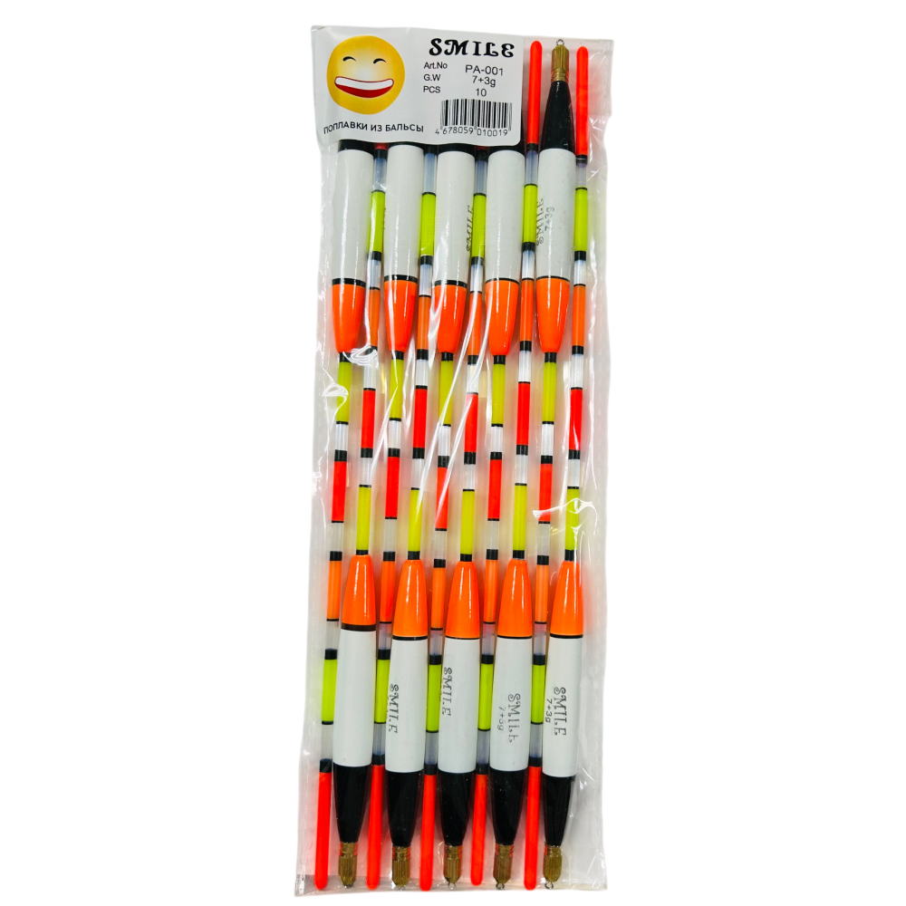 Набор поплавков (Дальний заброс) 7+3g PA-001 №13