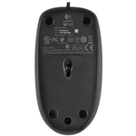 Мышь проводная Logitech M100R, 1000dpi, черный, 1.8м (910-005006)