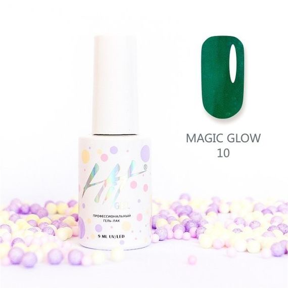 Гель-лак ТМ &quot;HIT gel&quot; №10 Magic glow, 9 мл