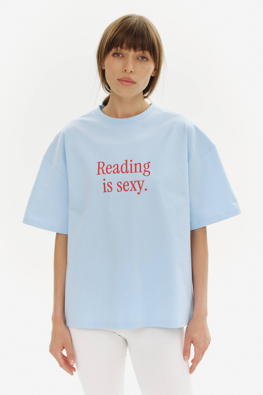 Футболка READING IS SEXY | Голубой