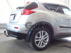 Фаркоп оцинкованный Galia N053C для Nissan Juke 2011- 2WD(паспорт и сертификат в комплекте)(без электрики)
