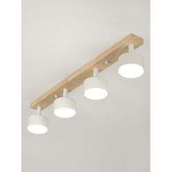 Светильник настенно-потолочный спот Rivoli Vivian 7078-704 4хGX53 15 Вт поворотный | Споты-Подсветки