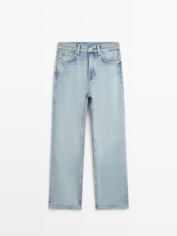 Massimo Dutti Джинсы прямого кроя, светло-голубой