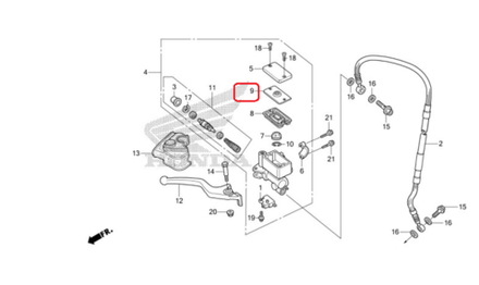 45521-HA2-006. PLATE, DIAPHRAGM