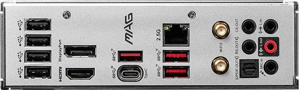 Материнская плата MSI MAG B660M MORTAR WIFI DDR4 Socket 1700, Intel B660, 4xDDR4, PCI-E 4.0, 2500 Мбит/с, Wi-Fi, Bluetooth, 3xUSB 3.2 Gen2, USB 3.2 Gen2x2 Type-C, HDMI, DisplayPort, mATX