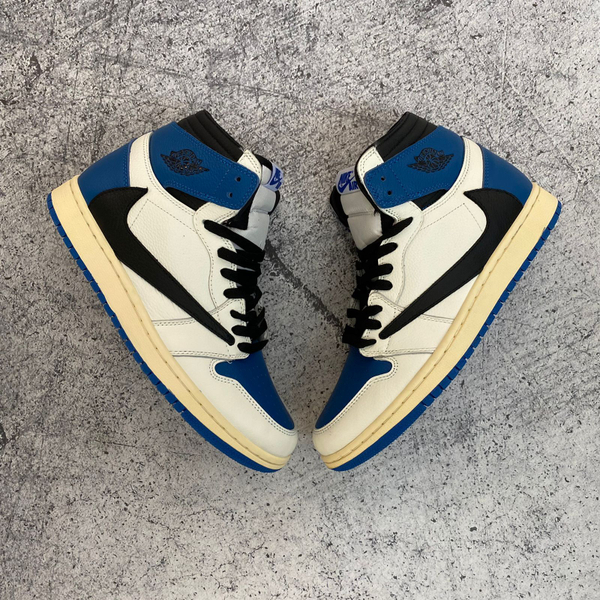 Кроссовки Nike Air Jordan 1 & Fragment & Travis Scott LUX