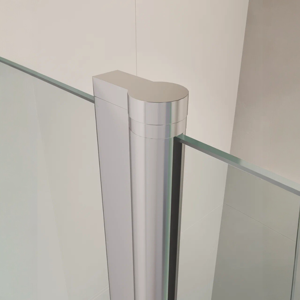 Душевая дверь RGW LE-009 (LE-004 + Z-09+профиль A-14) (Прозрачное, 1400)