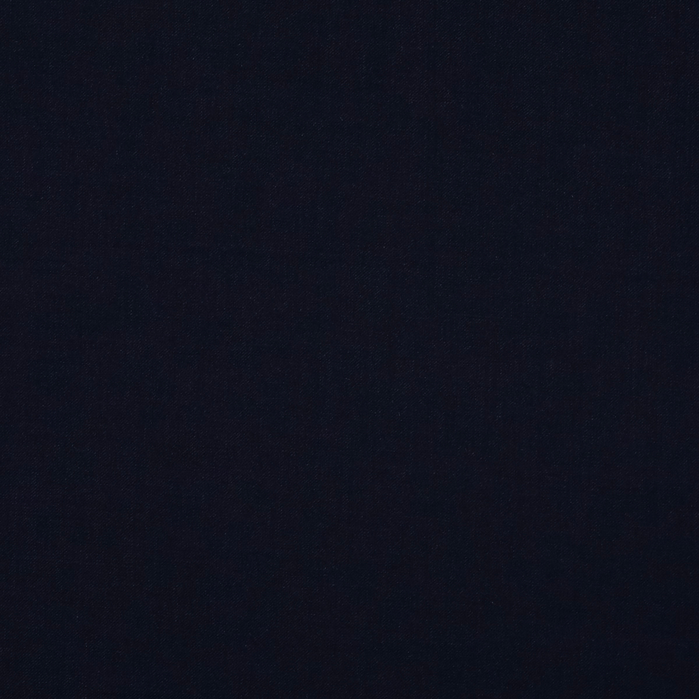 Двусторонняя плательная ткань из кашемира с шёлком в синем и чёрном цвете