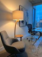 Светильник Corta в интерьере рабочего кабинета, стиль Минимализм