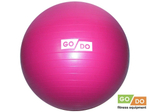 Мяч для фитнеса матовый d - 65 см GO DO :FB-65  (Малиновый)