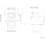 Камера видеонаблюдения Dahua DH-IPC-PTS2649C-3E3Z-4GB20-PRO