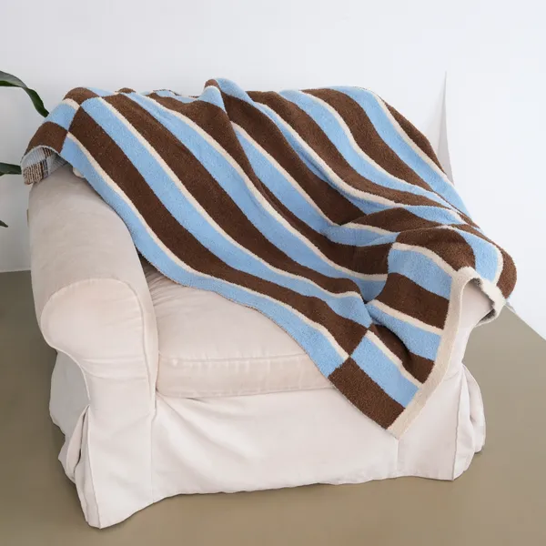 Плед в полоску, 170х120см