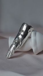 Кольцо палец с жемчугом