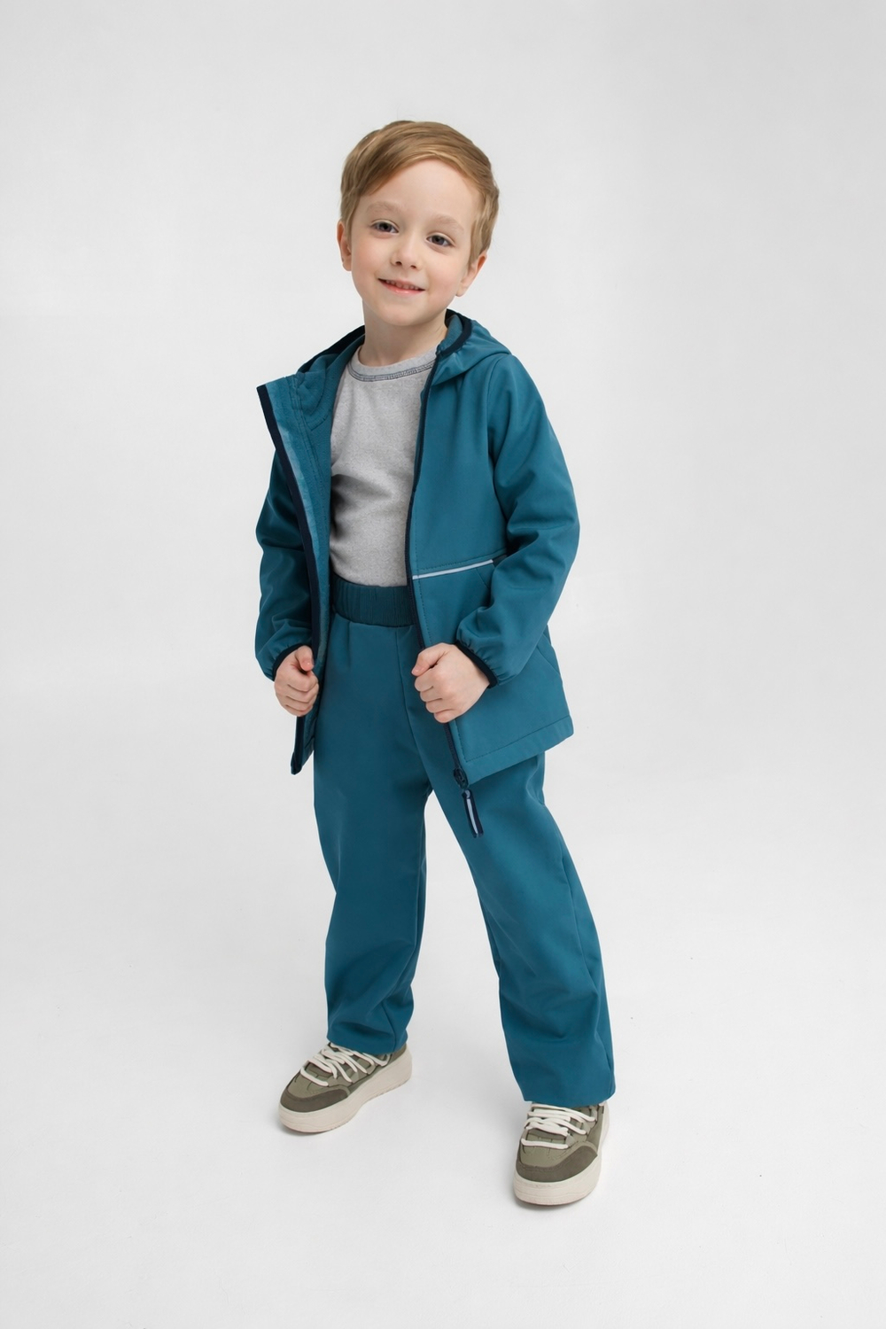 Костюм из софтшелла "Изумрудный"