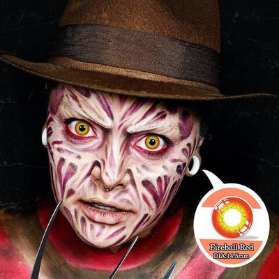 Линзы на Хэллоуин "Дьявол"