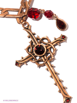 "Молитва" браслет в медном покрытии из коллекции "Готика" от Jenavi с замком карабин