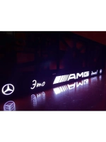 Рамка для номера с подсветкой. Mersedes AMG