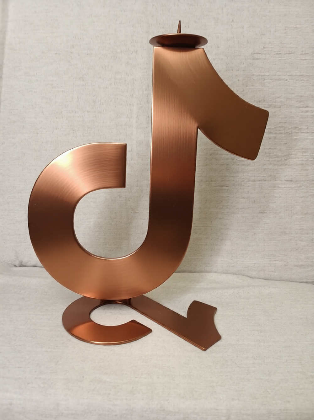 Подсвечник для свечей "Tik-Tok" (черный)