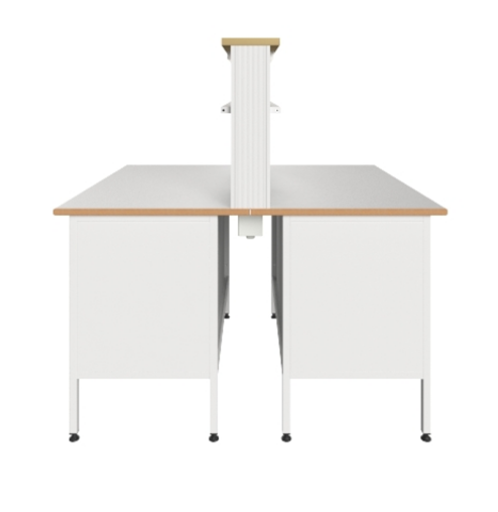 Стол островной химический с рабочей поверхностью из ламината