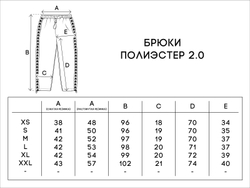 Брюки UNAFFECTED PL 2.0 с лампасами Черный
