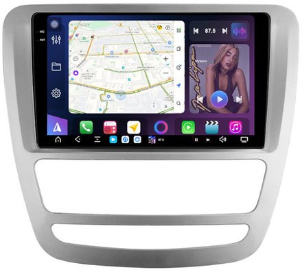 Магнитола Sollers ST6 (взамен монохром экрана), JAC T6 - FarCar GX9-9570 монитор 9.5" 2K QLED на Android 14, TS20, 6+128Гб, CarPlay, 4G SIM-слот