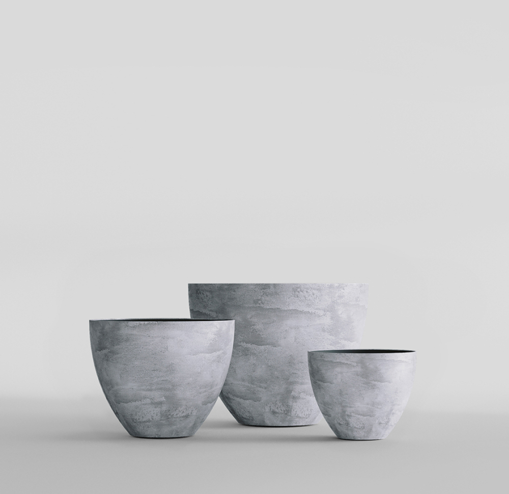 Кашпо, коллекция Concrete, форма UPON