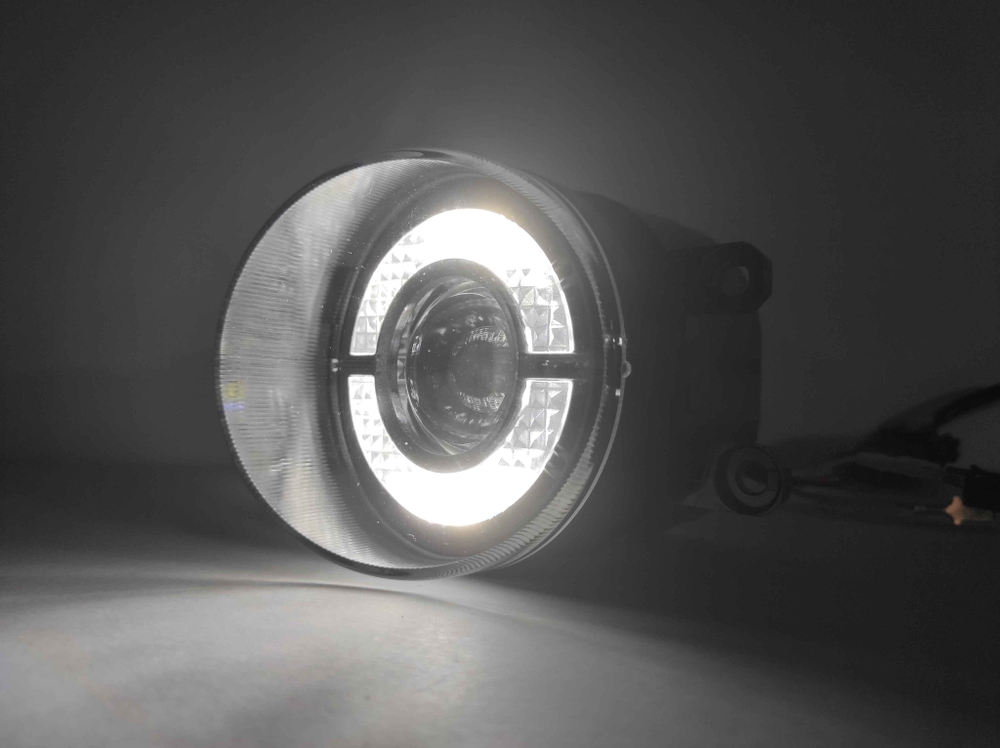 НЕТ - M77 - Б.Дальний / ПТФ (M77, белый) линзы Bi-LED для Toyota/Lexus, светодиодные противотуманные фары (2 шт. / комплект)