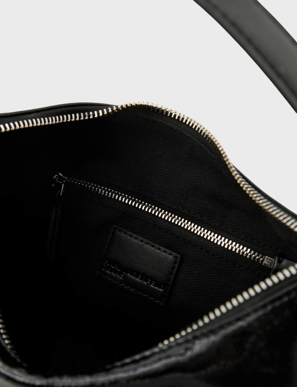 Сумка KARL LAGERFELD JEANS Box Logo Mini Hobo Glossy