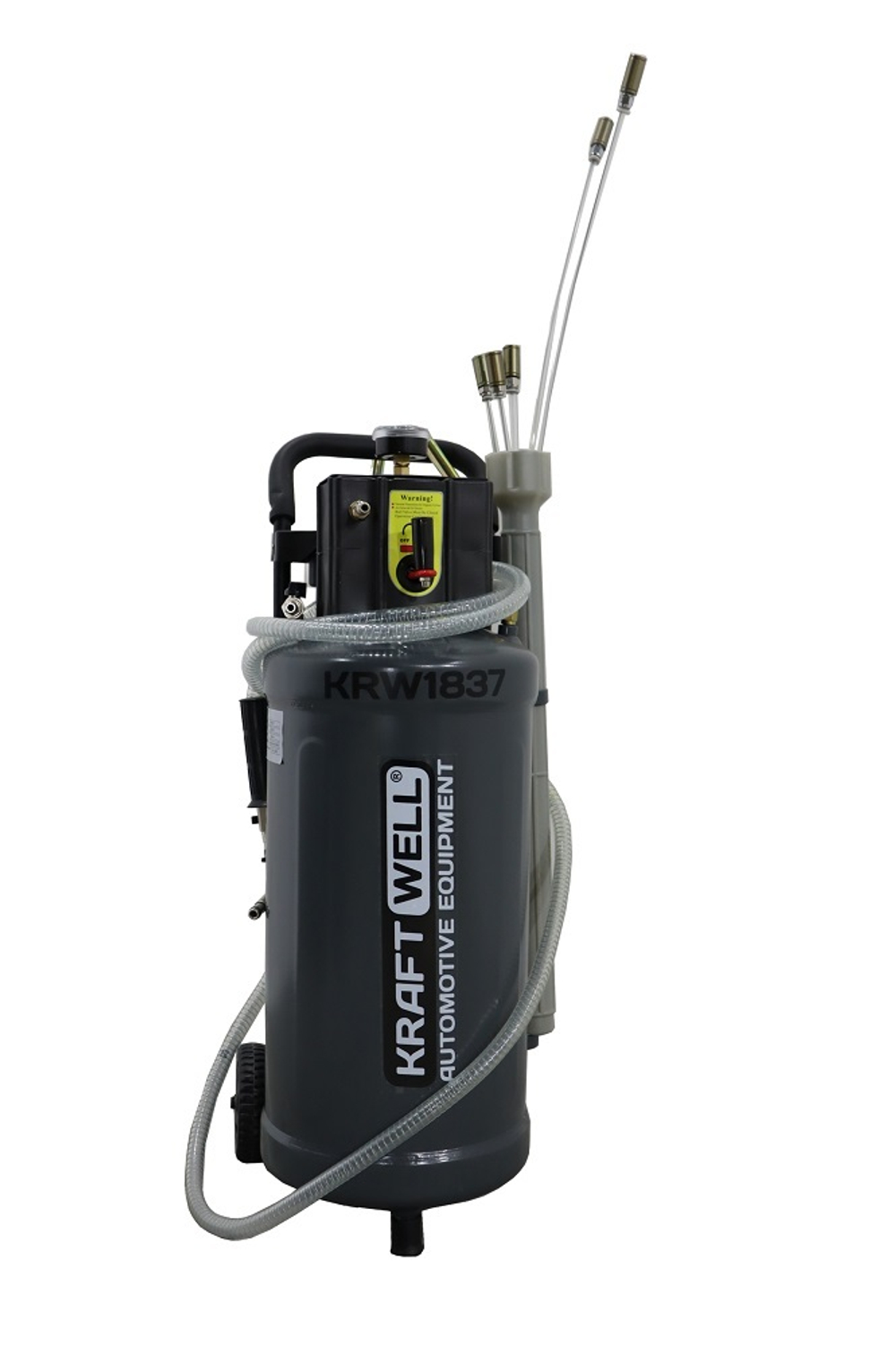 KraftWell KRW1837 Установка для откачки масла и антифриза, 30 л