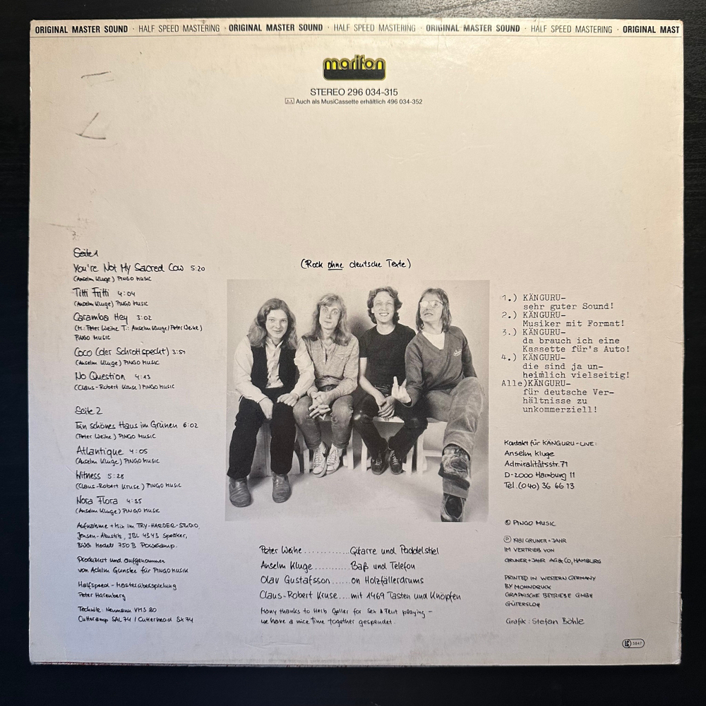 Kanguru - Kaguru (Германия 1982г.)