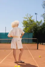 Шорты Ruff Global Boiled Cotton кремовые