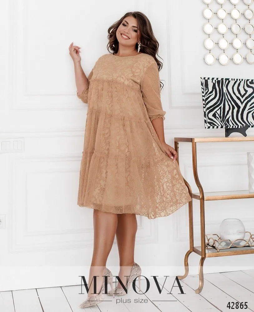Платье 8620-капучино Minova