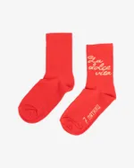 Носки 7 пятниц La dolce vita красные