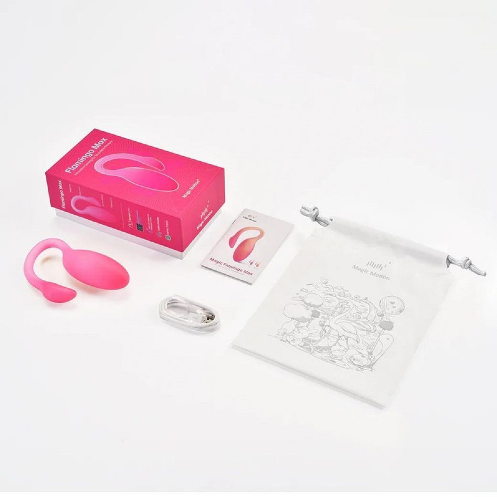 Вибратор и тренажёр Кегеля Flamingo Max розовый 11 см