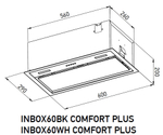Полновстраиваемая вытяжка Meferi INBOX60BK COMFORT PLUS фото 14
