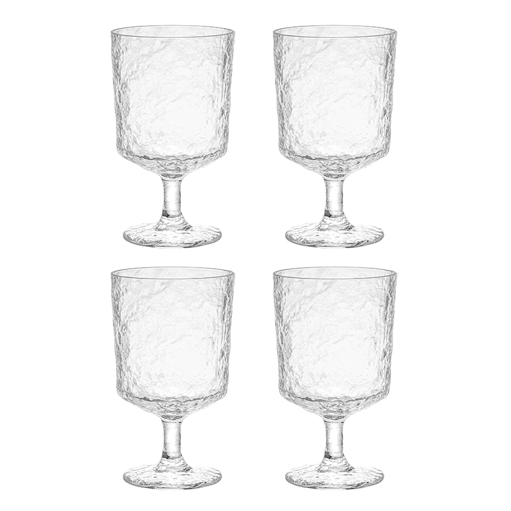 Набор бокалов из акрила arctic для вина, 280 мл, прозрачный, 4 шт.
