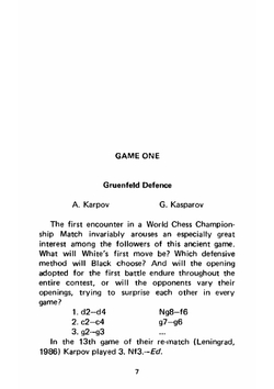 The World Chess Crown Challenge. Kasparov vs Karpov. Seville 87 | D. Bronstein