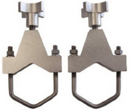 Крепление реечного домкрата на трубу 25-50 мм.