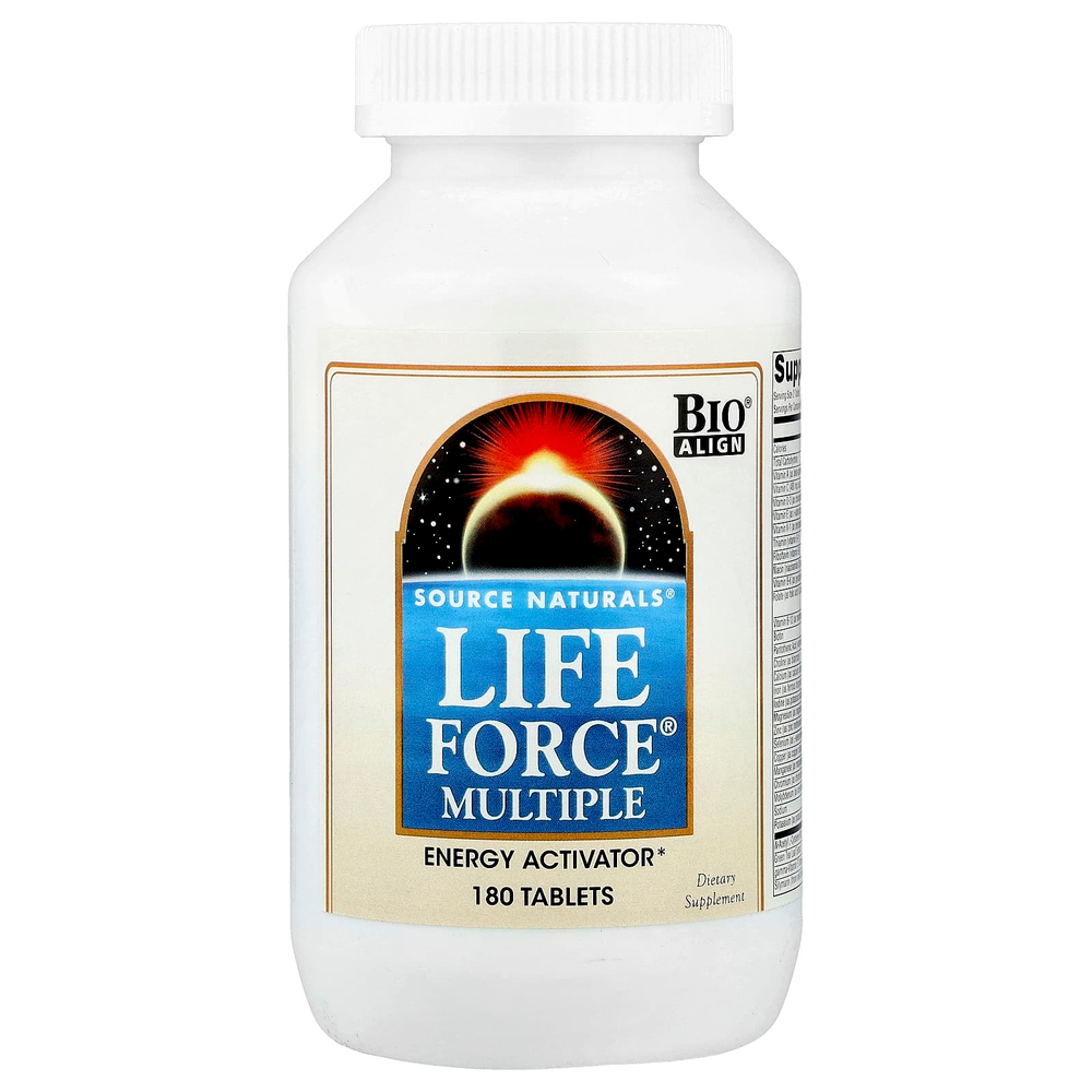 Source Naturals, Life Force Multiple, мультивитамины, 180 капсул